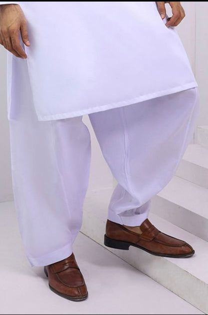 White Cotton Satin Latha(Special Limited Addition)